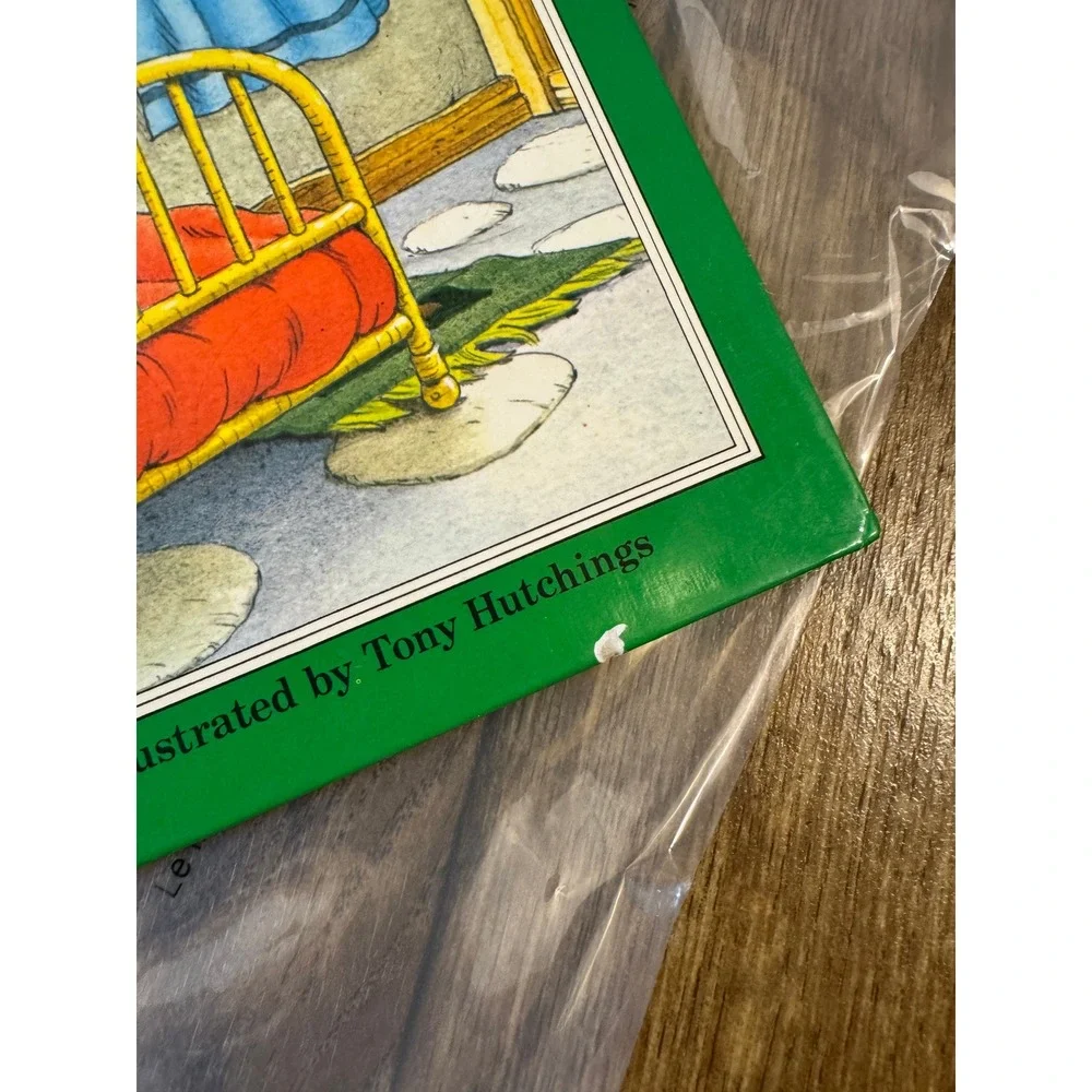 Honey Bear Hoppitys First Thunderstorm Kids OS Green Good Vintage Hardcover 1985